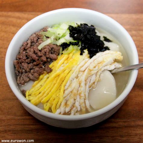 sopa de arroz coreana